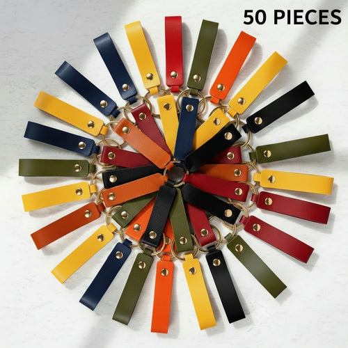 50 Leather Strap Keychain for Photobooth Keepsakes